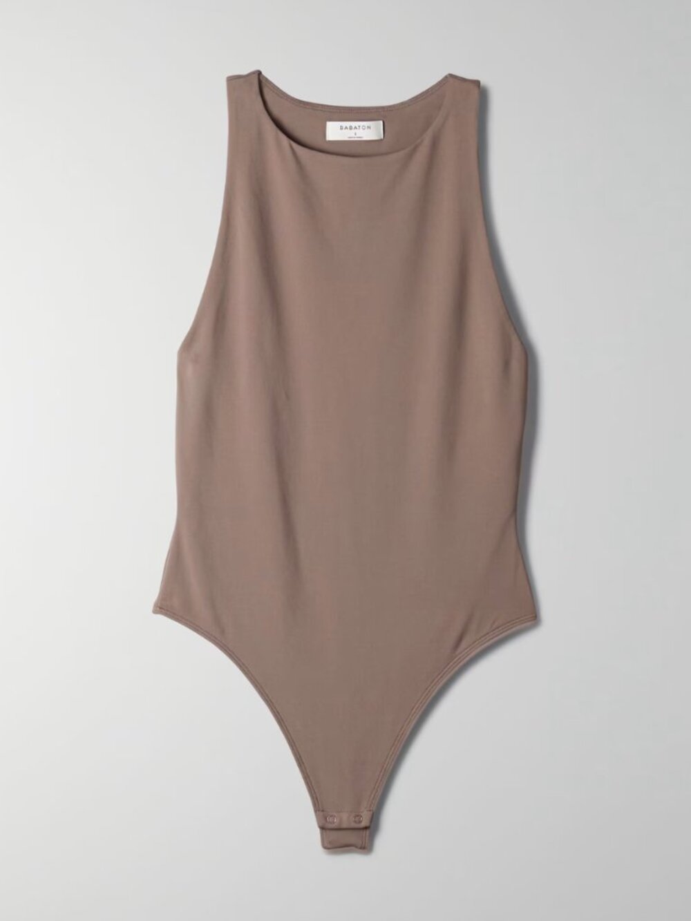 Aritzia Contour ’90s Bodysuit – Black – Size M, Sleek High‑Neck Stretch Bodysuit